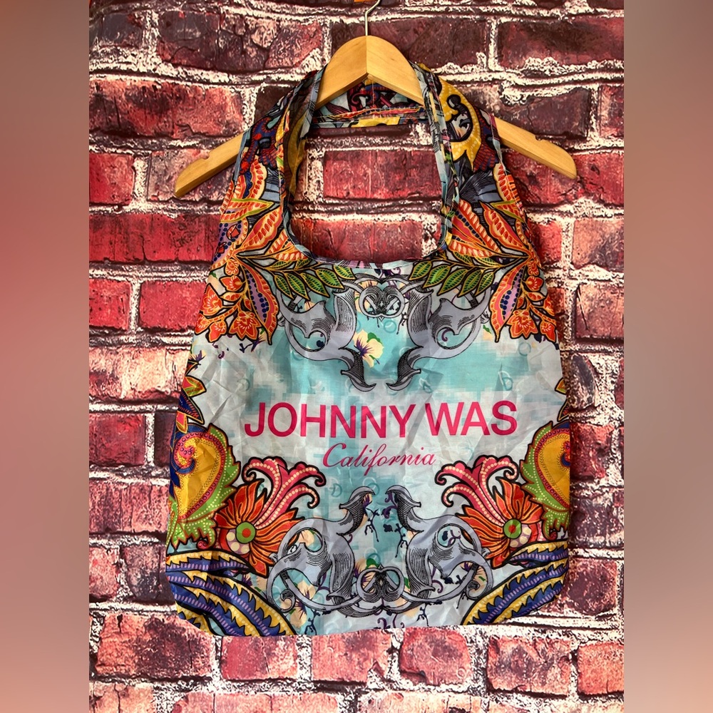 Johnny Was California Artistic Tote Bag - Boho Baroque Paisley Print